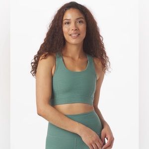 Glyder green sports bra - size XS